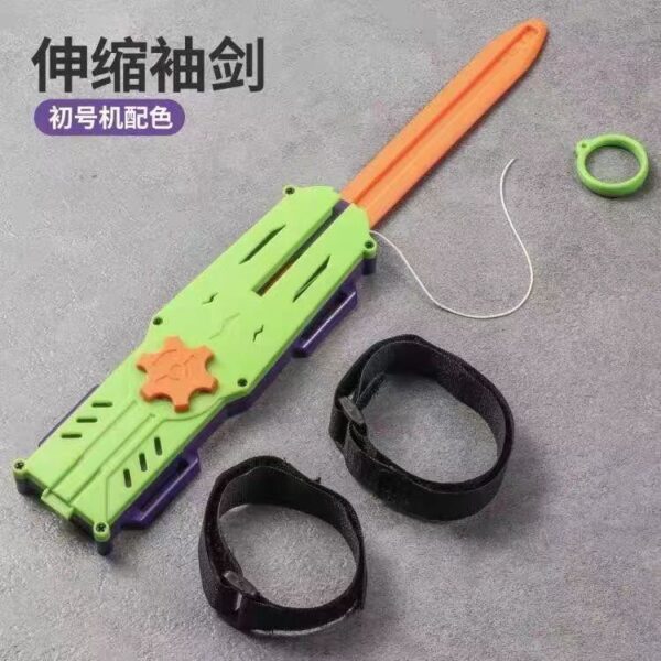 Recoil extendable wrist blade, Assassin's Creed radish wrist blade, wrist arrow, recoil launcher, stress-relieving cool toy for boys - 图片 5
